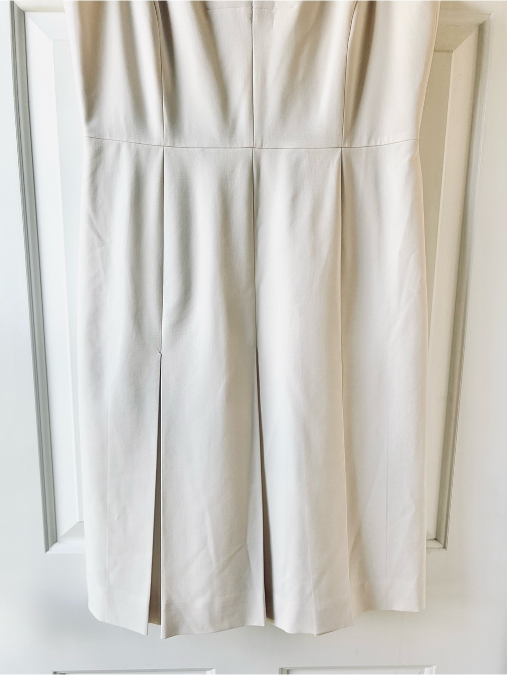 J. Crew Dress Italian Double Face Cashmere by Tollegno 1900 Cream Size 8 - Picture 5 of 15